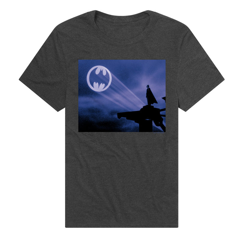 T-Shirt featuring design named Batman - The Bat Signal and Silhouette (1989 Movie)