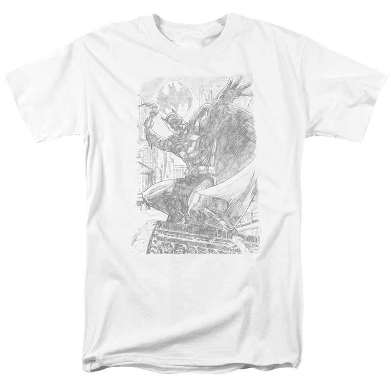 T-Shirt featuring design named Batman - Batarang Pencil Sketch