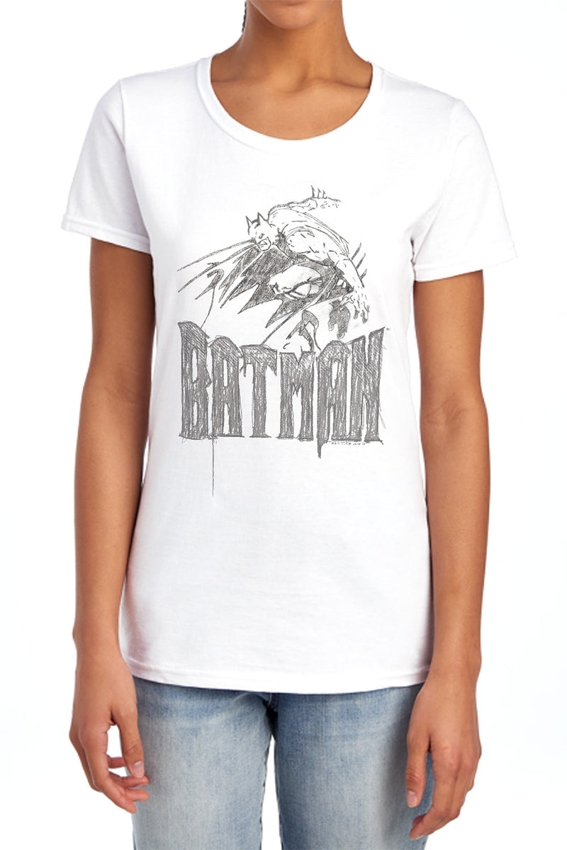 T-Shirt featuring design named Batman - Knight Sketch, product image 2 of 2