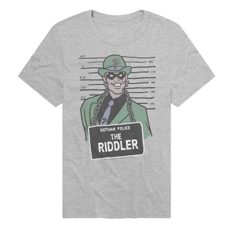 T-Shirt featuring design named Batman - The Riddler Mugshot