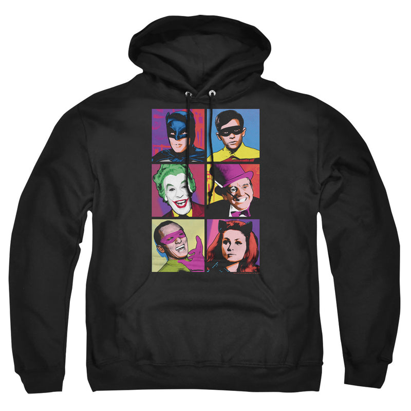 Hoodie featuring design named Batman - Pop Art Cast Squares