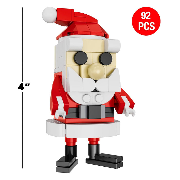 Rudolph The Red-Nosed Reindeer - Santa Figure 93-Piece Brickcraft Building Set
