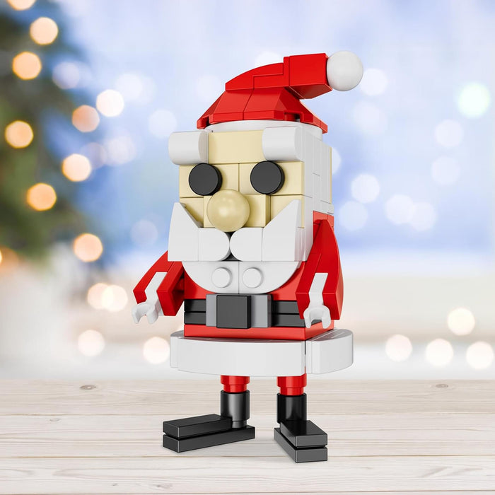 Rudolph The Red-Nosed Reindeer - Santa Figure 93-Piece Brickcraft Building Set