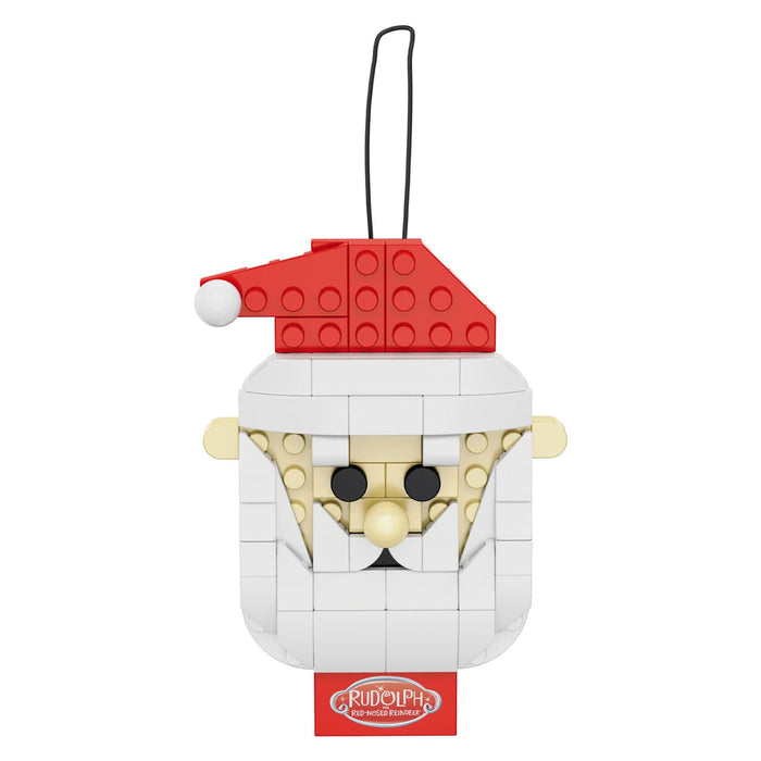 Rudolph The Red-Nosed Reindeer - Santa Ornament 77-Piece Brickcraft Building Set