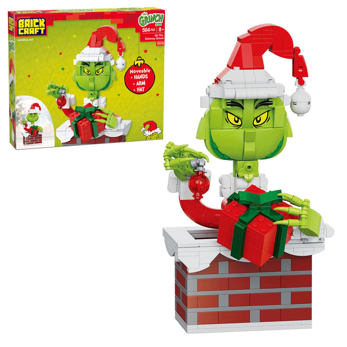 The Grinch - Up the Chimney 523-Piece Brickcraft Building Set