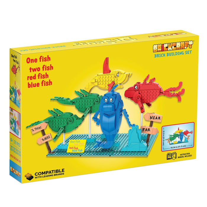 Dr. Seuss One Fish Two Fish 571 Piece Building Set