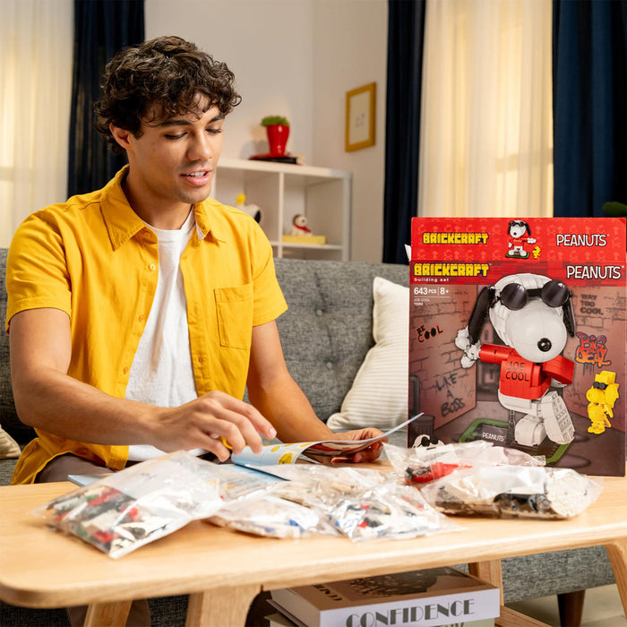 Peanuts Joe Cool 642-Piece Building Set