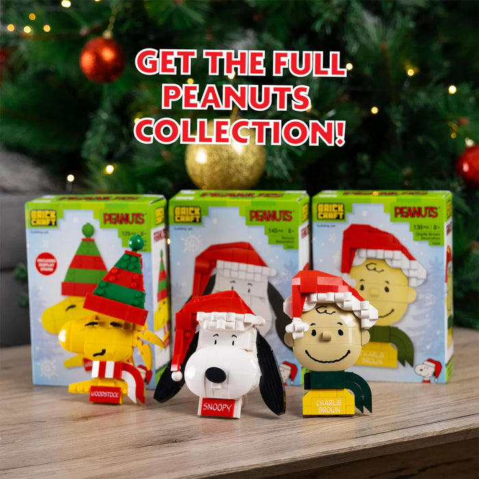 Peanuts - Charlie Brown Christmas 91-Piece Brickcraft Building Set