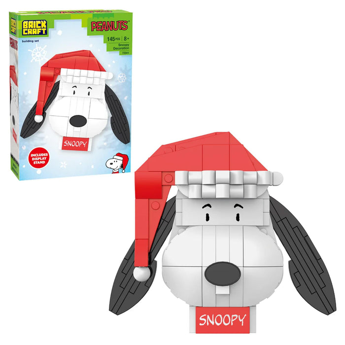 Peanuts - Snoopy Christmas 141-Piece Brickcraft Building Set
