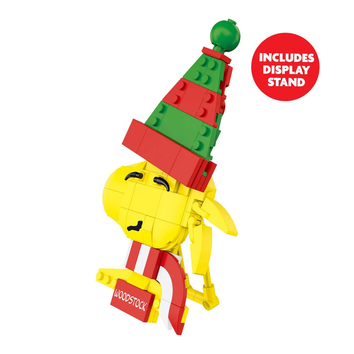Peanuts - Woodstock Christmas 105-Piece Brickcraft Building Set