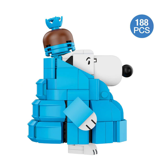 Peanuts - Snoopy Puffer Jacket 188-Piece Brickcraft Building Set