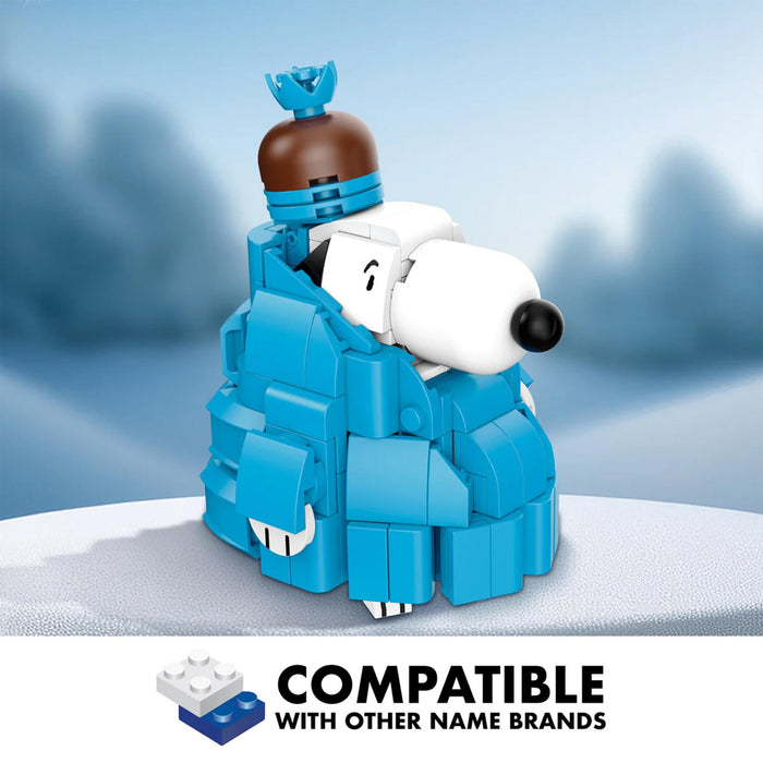 Peanuts - Snoopy Puffer Jacket 188-Piece Brickcraft Building Set