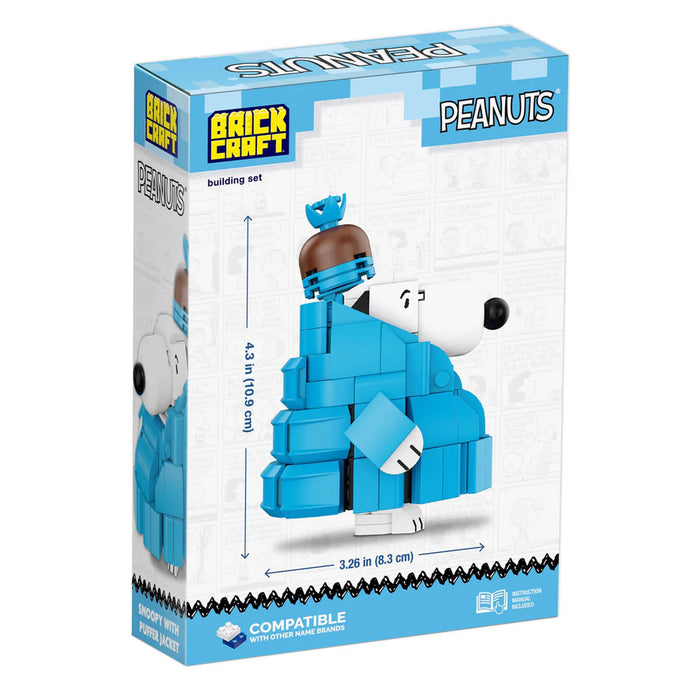 Peanuts - Snoopy Puffer Jacket 188-Piece Brickcraft Building Set