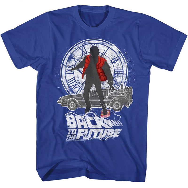 T-Shirt featuring design named Back to the Future - Silhouette Collage