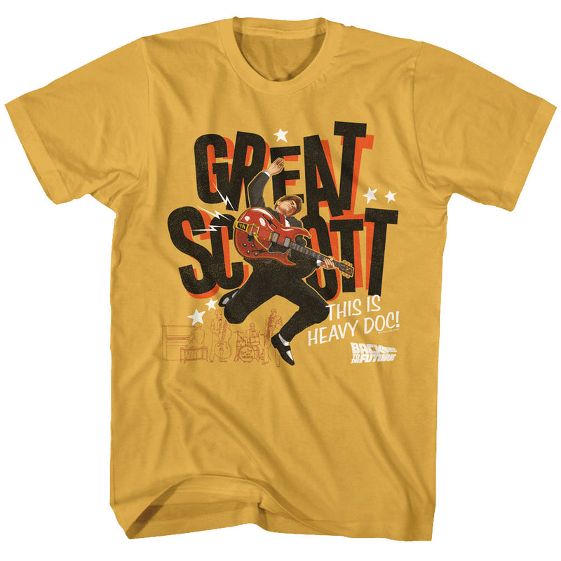 T-Shirt featuring design named Back to the Future - Great Scott Guitar