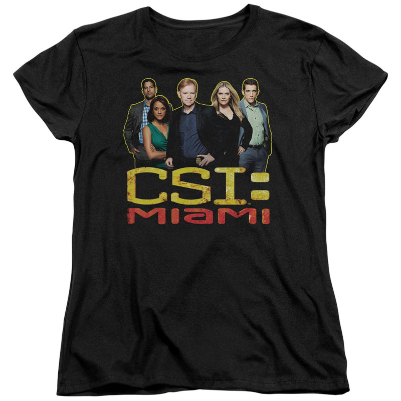 T-Shirt featuring design named CSI: Miami - Cast Photo, product image 2 of 2