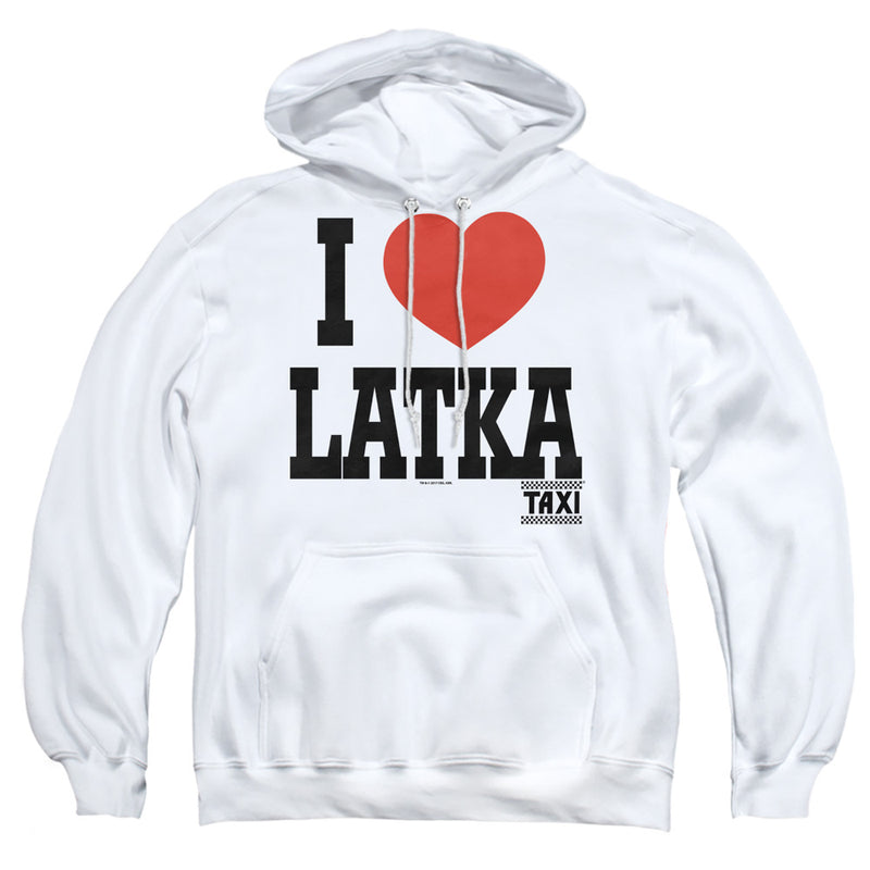 Hoodie featuring design named Taxi - I Heart Latka