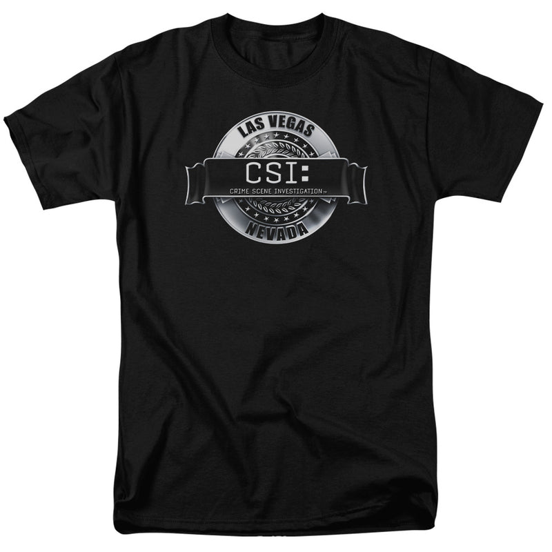 T-Shirt featuring design named CSI: Crime Scene Investigation - Rendered Logo, product image 1 of 2