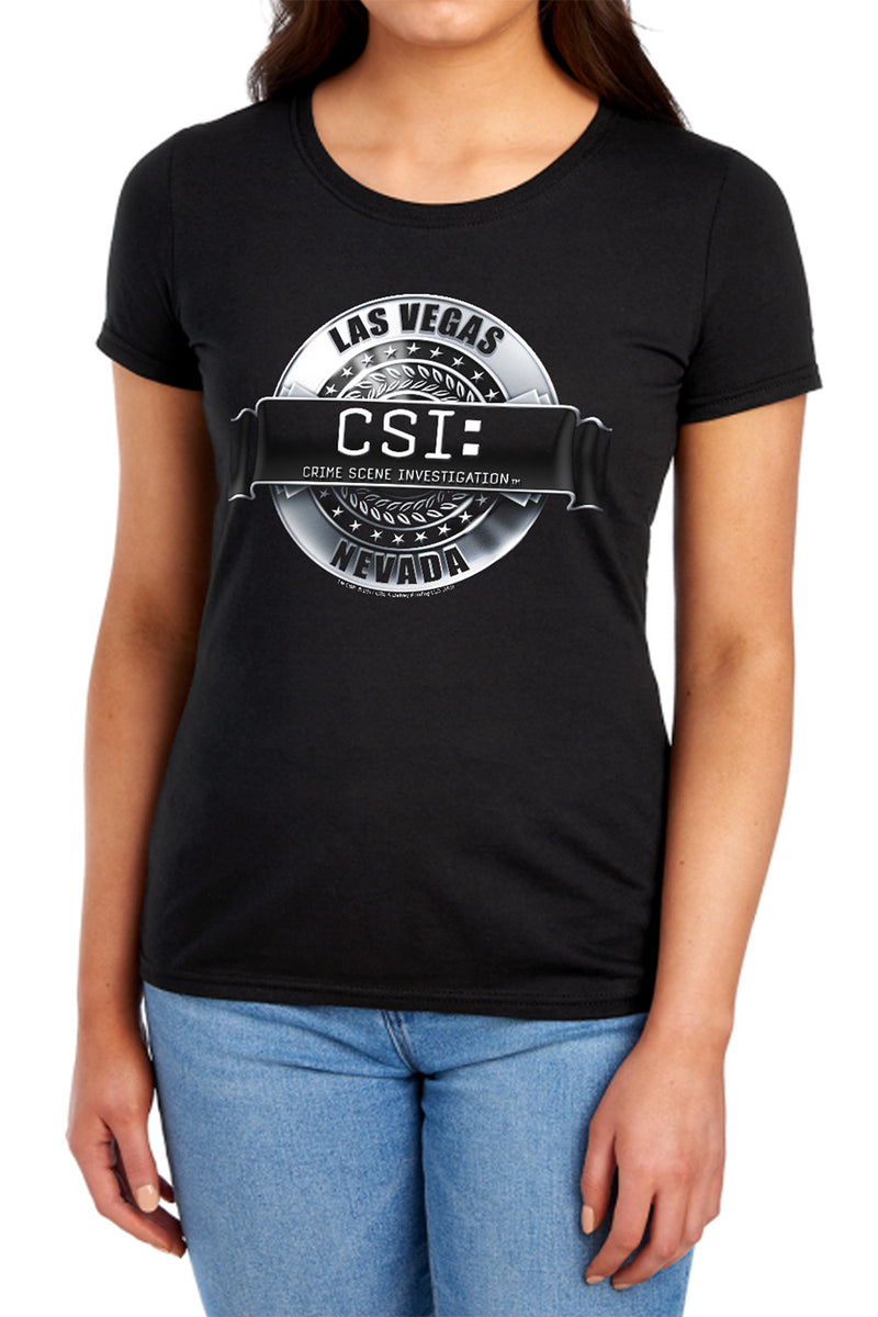 T-Shirt featuring design named CSI: Crime Scene Investigation - Rendered Logo, product image 2 of 2