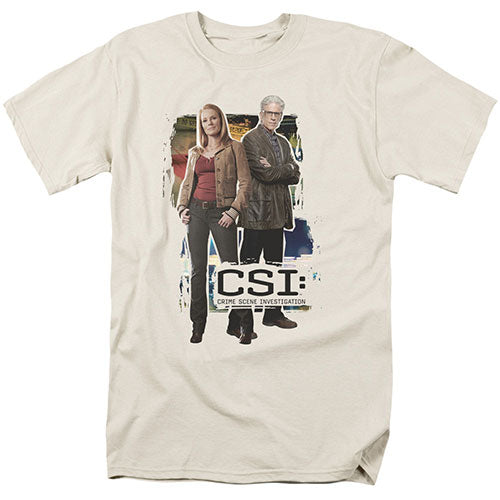 T-Shirt featuring design named CSI: Crime Scene Investigation - Back to Back