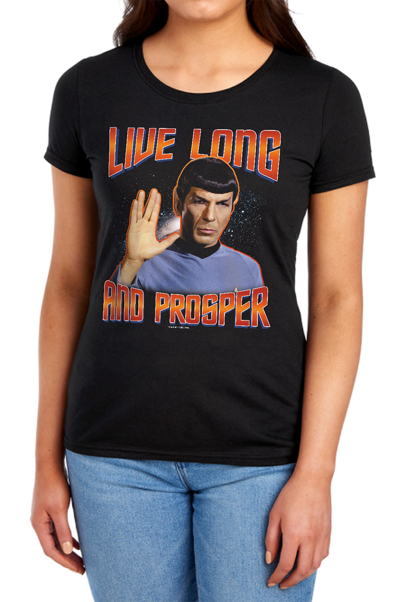T-Shirt featuring design named Star Trek - LLAP Bold Text, product image 2 of 2