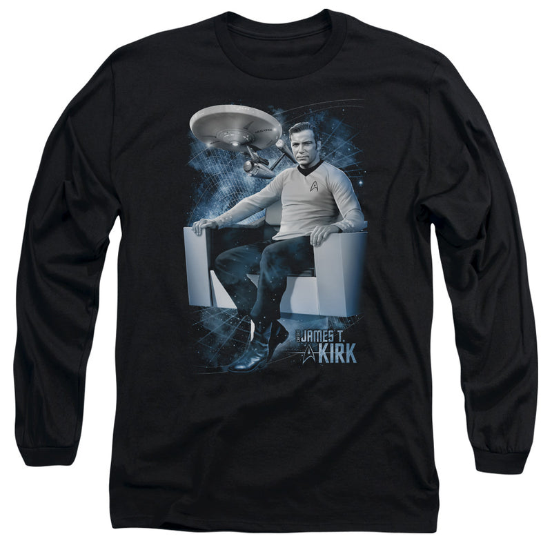 Long-Sleeve Shirt featuring design named Star Trek - Captain's Chair