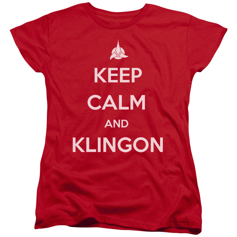 T-Shirt featuring design named Star Trek - TNG Keep Calm, product image 2 of 2