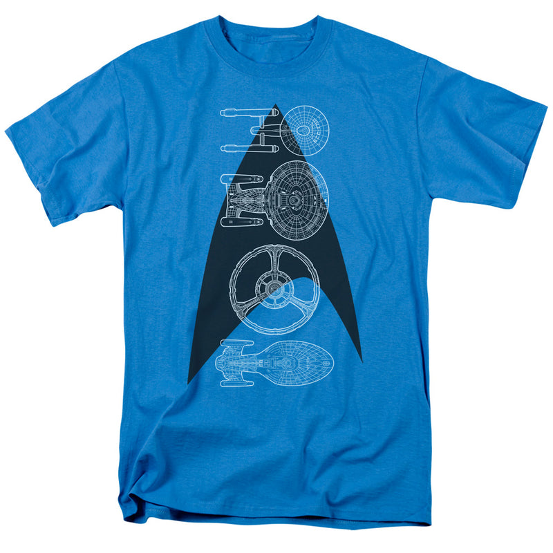 T-Shirt featuring design named Star Trek - Line of Ships