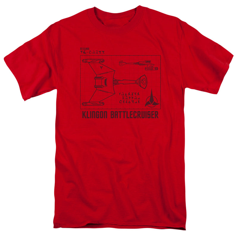 T-Shirt featuring design named Star Trek - D7 Diagram, product image 1 of 2