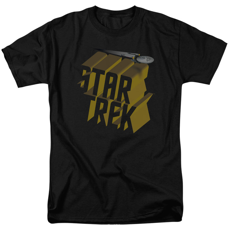 T-Shirt featuring design named Star Trek - 3D Logo, product image 1 of 2