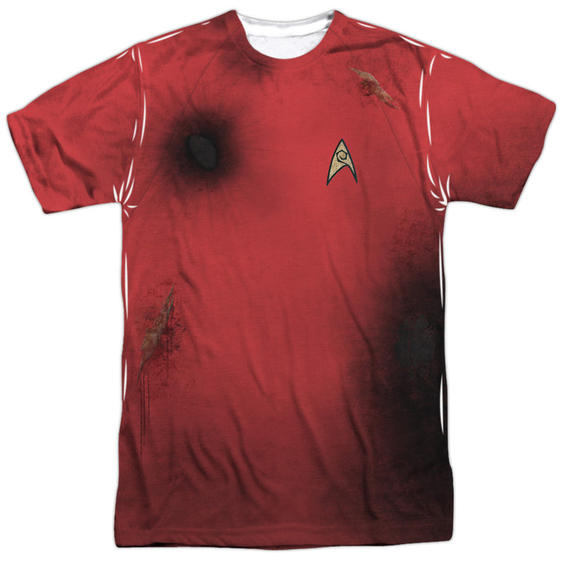 T-Shirt featuring design named Star Trek - Dead Red Costume (Front & Back), product image 1 of 4
