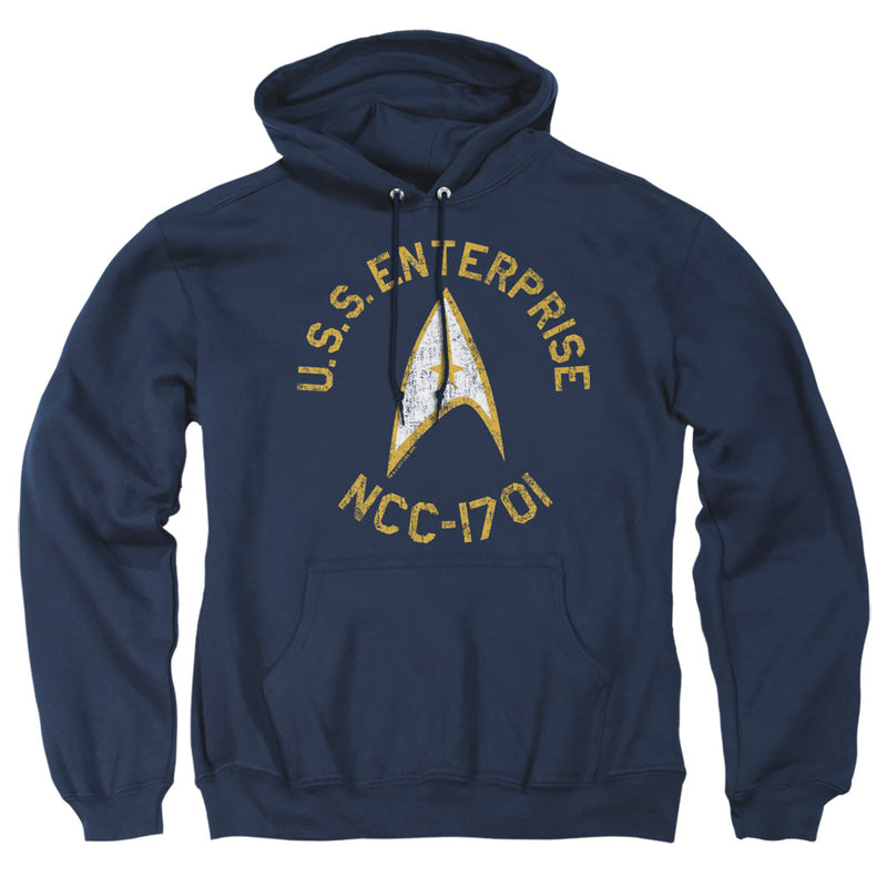 Hoodie featuring design named Star Trek - Distressed Collegiate Logo