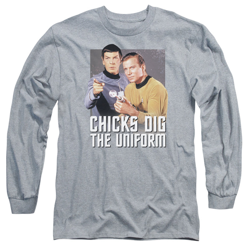 Long-Sleeve Shirt featuring design named Star Trek - Chicks Dig