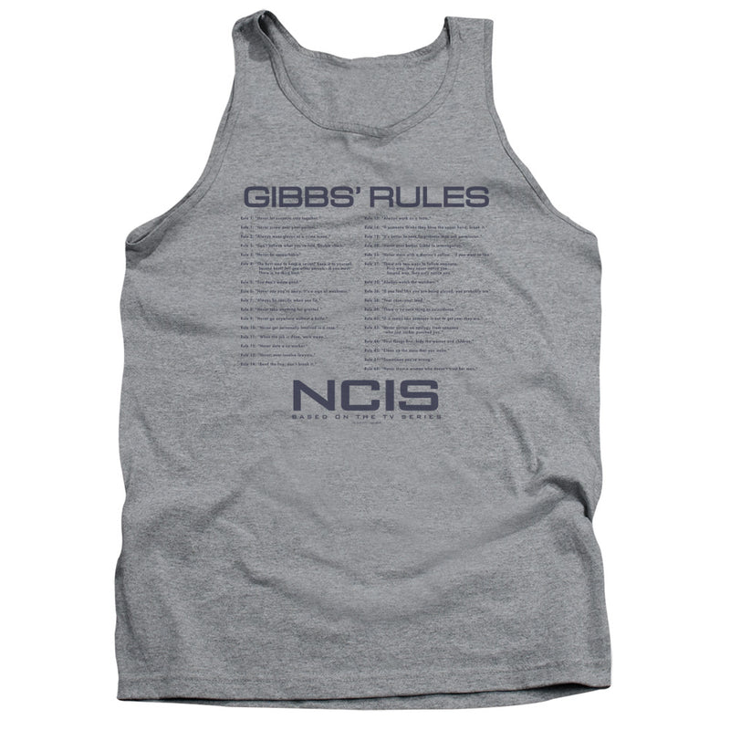 Tank Top featuring design named NCIS - Gibbs' Rules