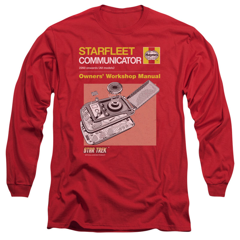 Long-Sleeve Shirt featuring design named Star Trek - Comm Manual