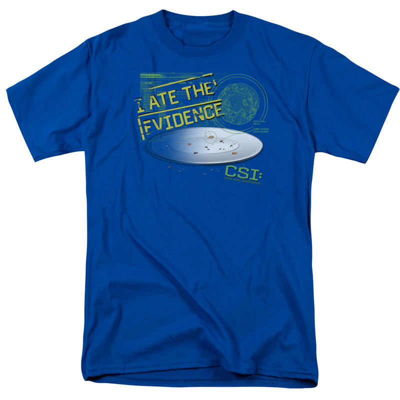 T-Shirt featuring design named CSI: Crime Scene Investigation - I Ate the Evidence