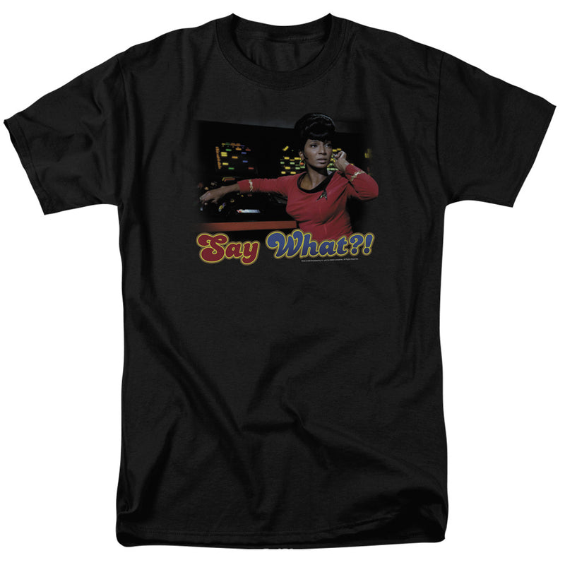 T-Shirt featuring design named Star Trek - Say What?!, product image 1 of 2