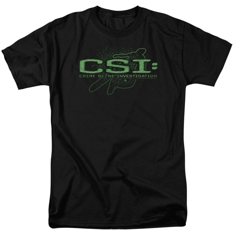 T-Shirt featuring design named CSI: Crime Scene Investigation - Sketchy Shadow, product image 1 of 2