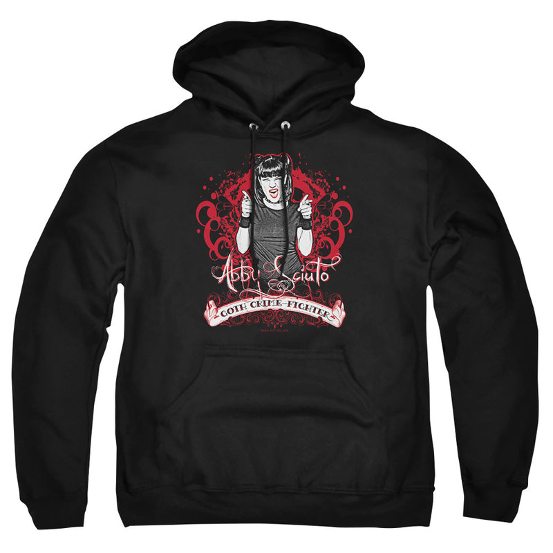 Hoodie featuring design named NCIS - Goth Crime Fighter