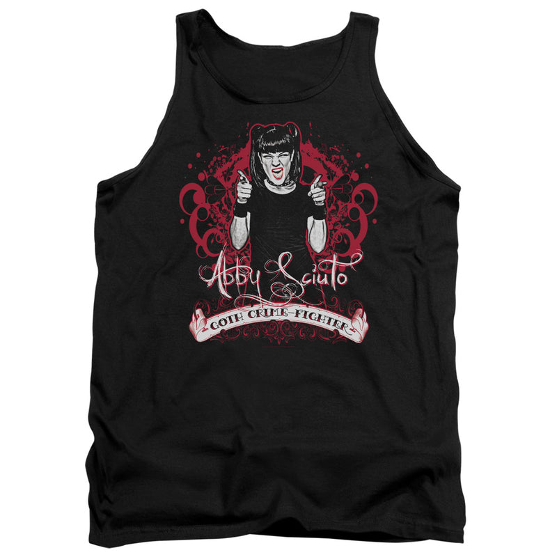 Tank Top featuring design named NCIS - Goth Crime Fighter