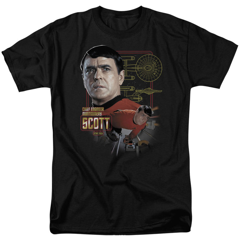 T-Shirt featuring design named Star Trek - Chief Engineer Scott, product image 1 of 2