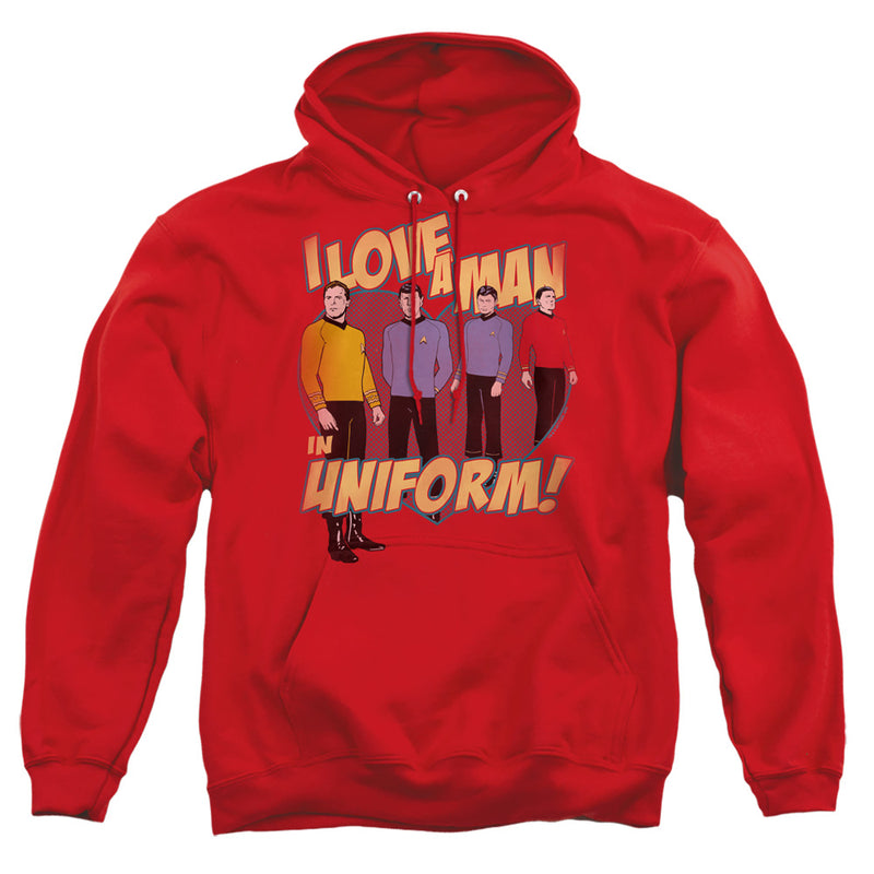 Hoodie featuring design named Star Trek - Man in Uniform