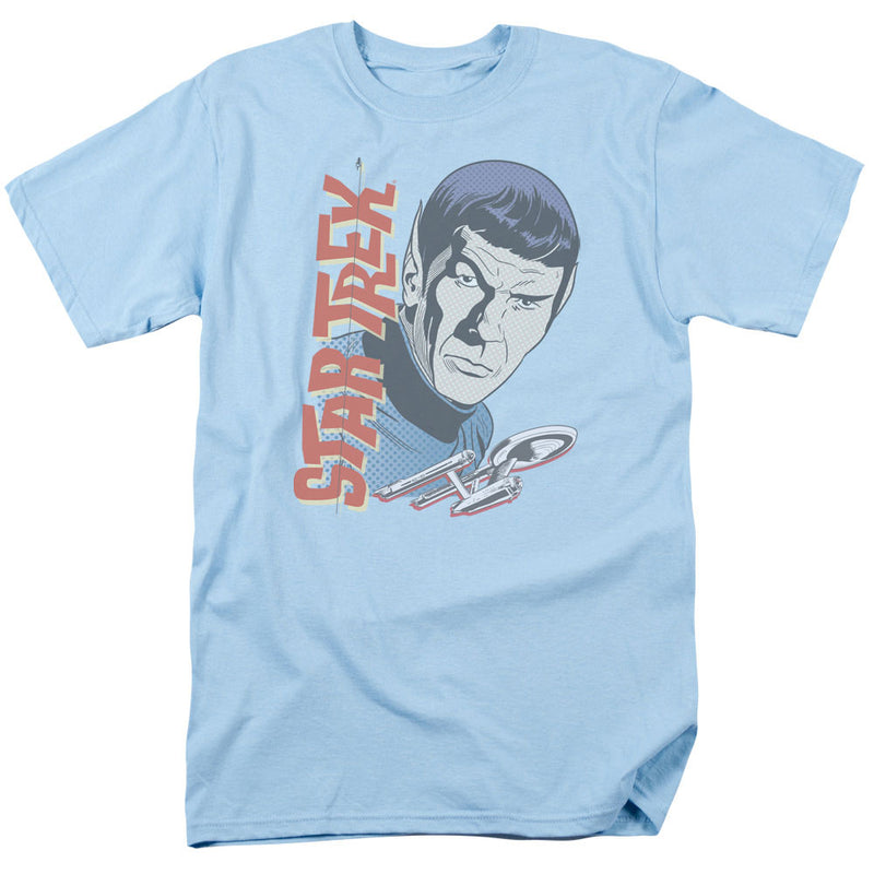 T-Shirt featuring design named Star Trek - Vintage Spock & Ship