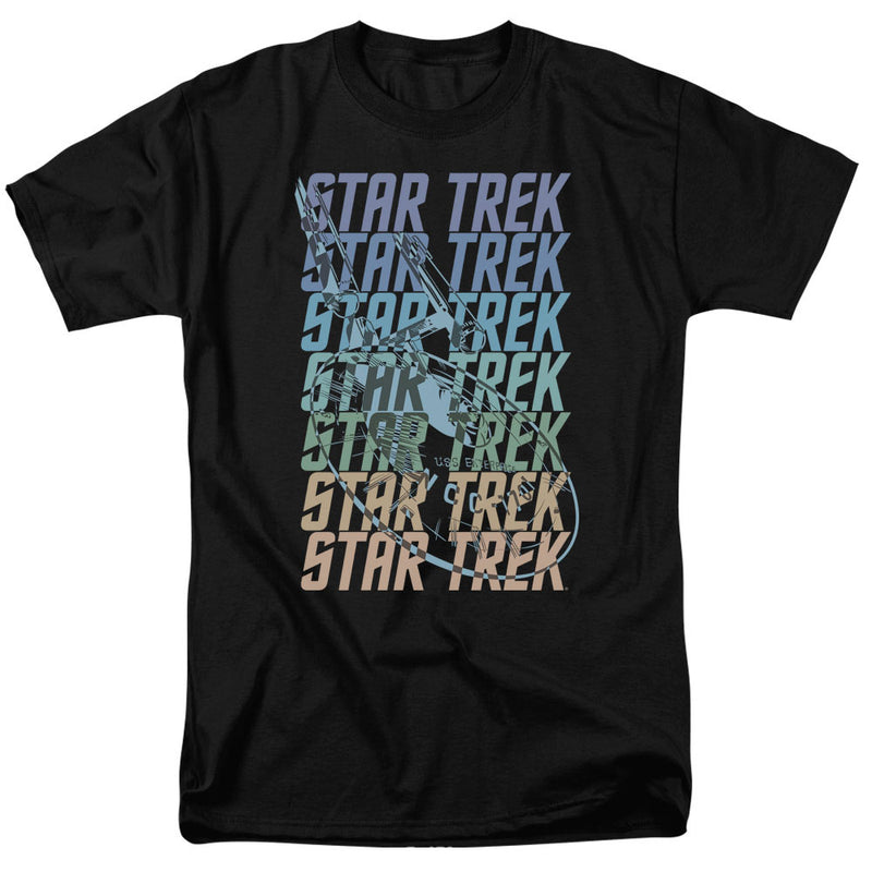 T-Shirt featuring design named Star Trek - Multi Logo Enterprise, product image 1 of 2