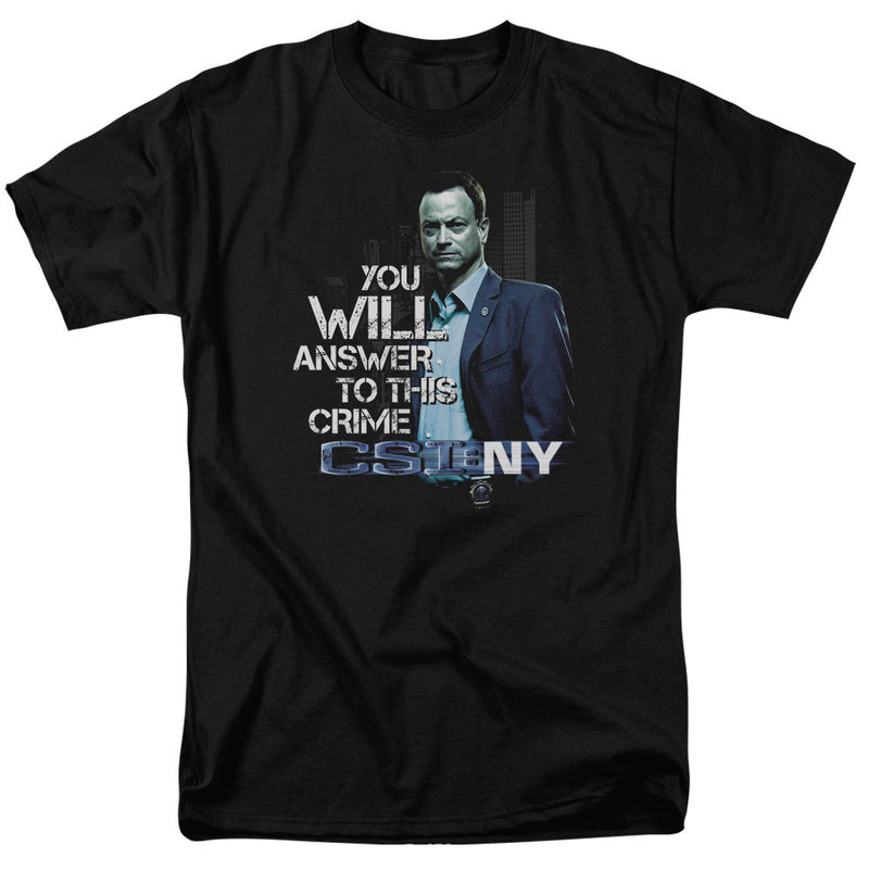 T-Shirt featuring design named CSI: New York - You Will Answer, product image 1 of 2