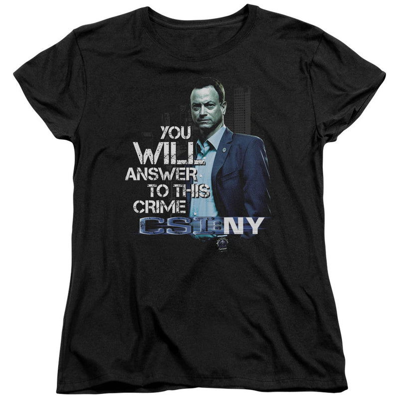 T-Shirt featuring design named CSI: New York - You Will Answer, product image 2 of 2