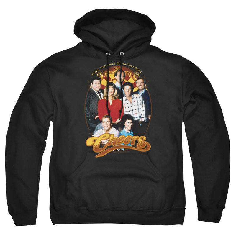 Hoodie featuring design named Cheers - Group Shot