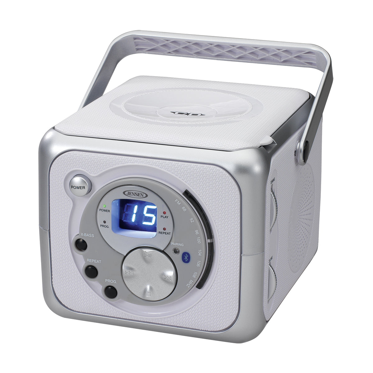 Jensen Portable Bluetooth Music System with CD Player — MeTV Mall