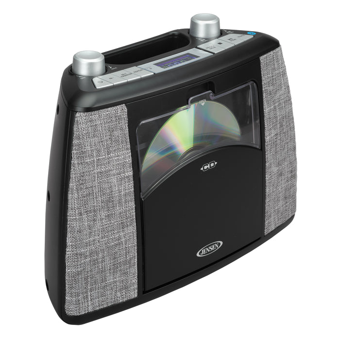 Jensen Portable Bluetooth CD Music System (Black)