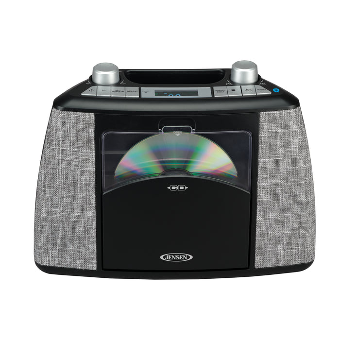 Jensen Portable Bluetooth CD Music System (Black)